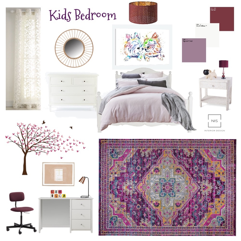 Kids bedroom Mood Board by Nis Interiors on Style Sourcebook