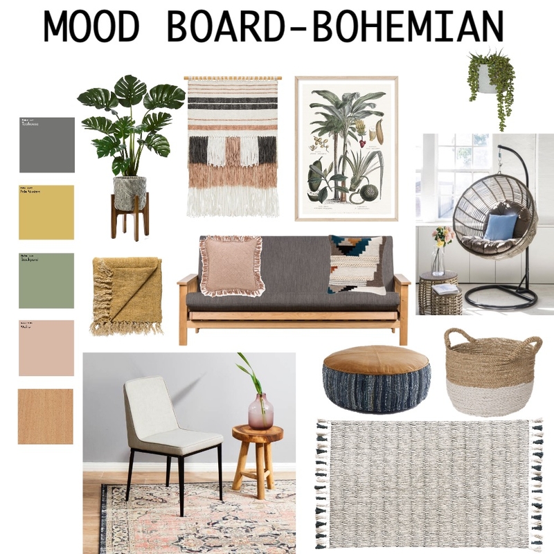 Bohemian Mood Board Mood Board by millyleardi on Style Sourcebook