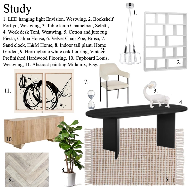 Study Mood Board by b.darina on Style Sourcebook