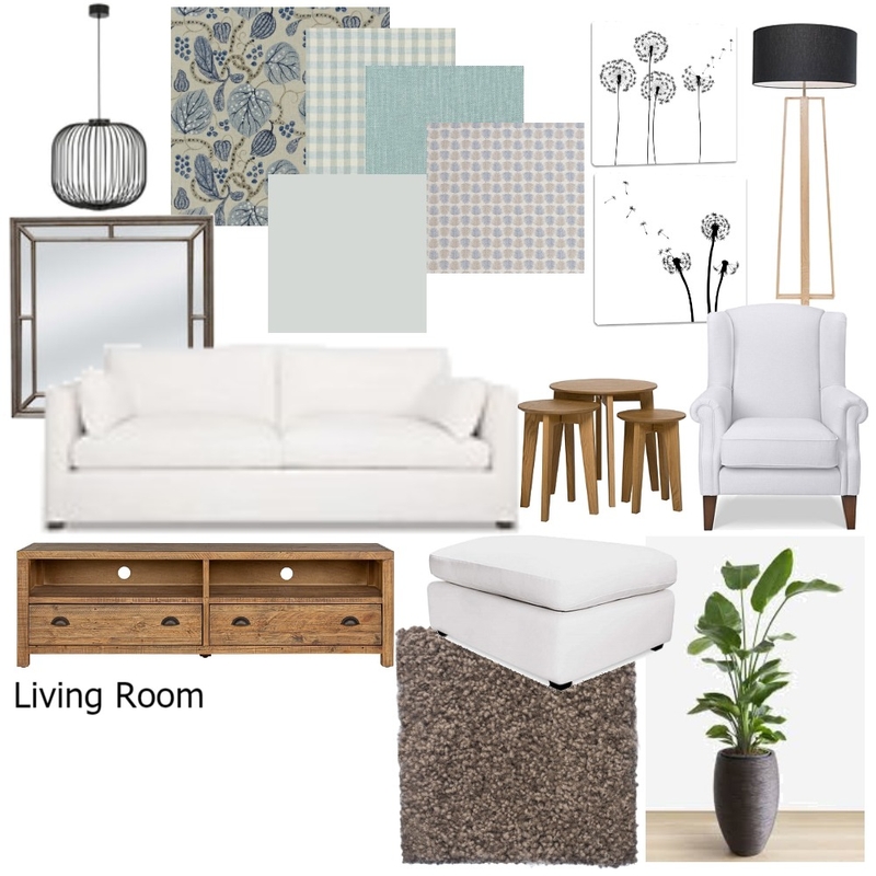 Living Room Sample Board Mood Board by Christina Clifford on Style Sourcebook