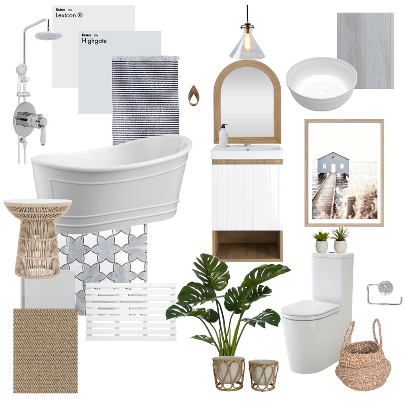 Coastal bathroom Mood Board by Wonder on Style Sourcebook