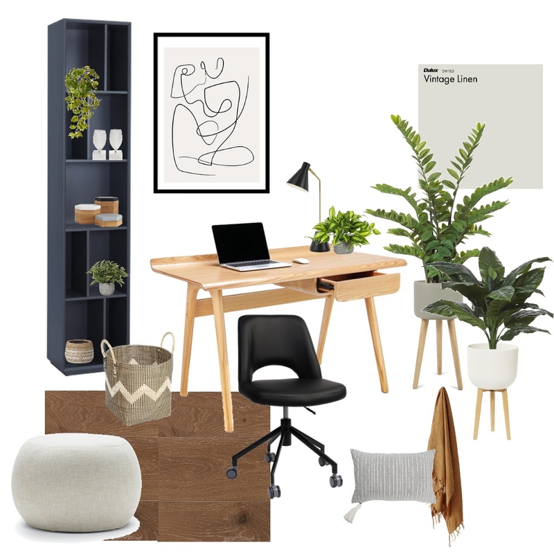 home office Mood Board by KUTATA Interior Styling on Style Sourcebook