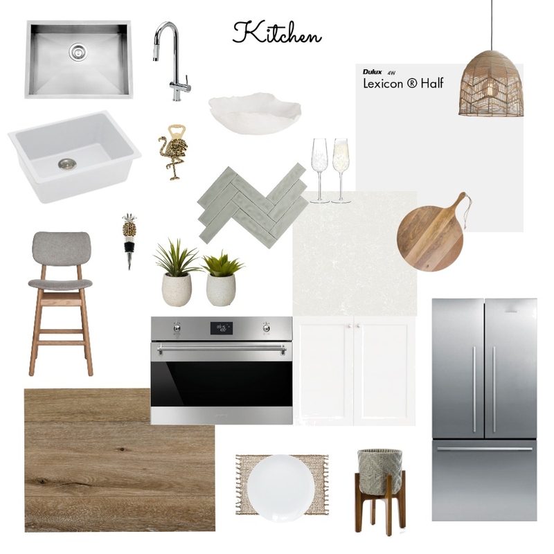 Hamptons Kitchen Mood Board by Brookejthompson on Style Sourcebook