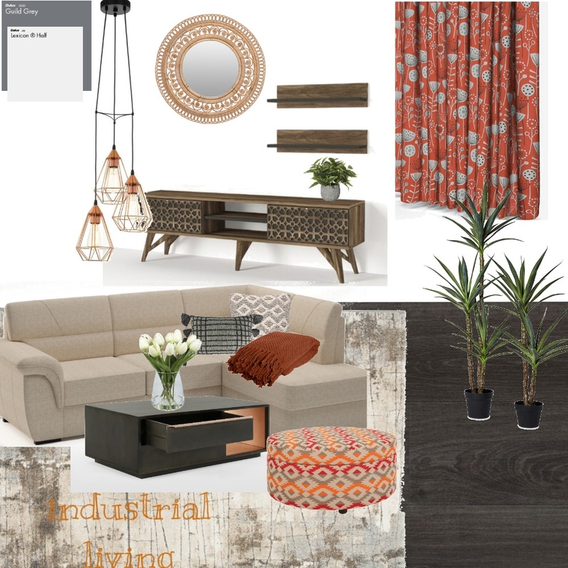 Industrial living Mood Board by Laczi Emôke on Style Sourcebook