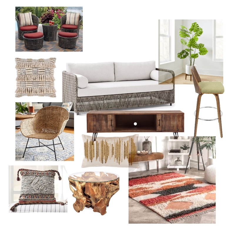 Retro Island Living Mood Board by Shari Dang on Style Sourcebook