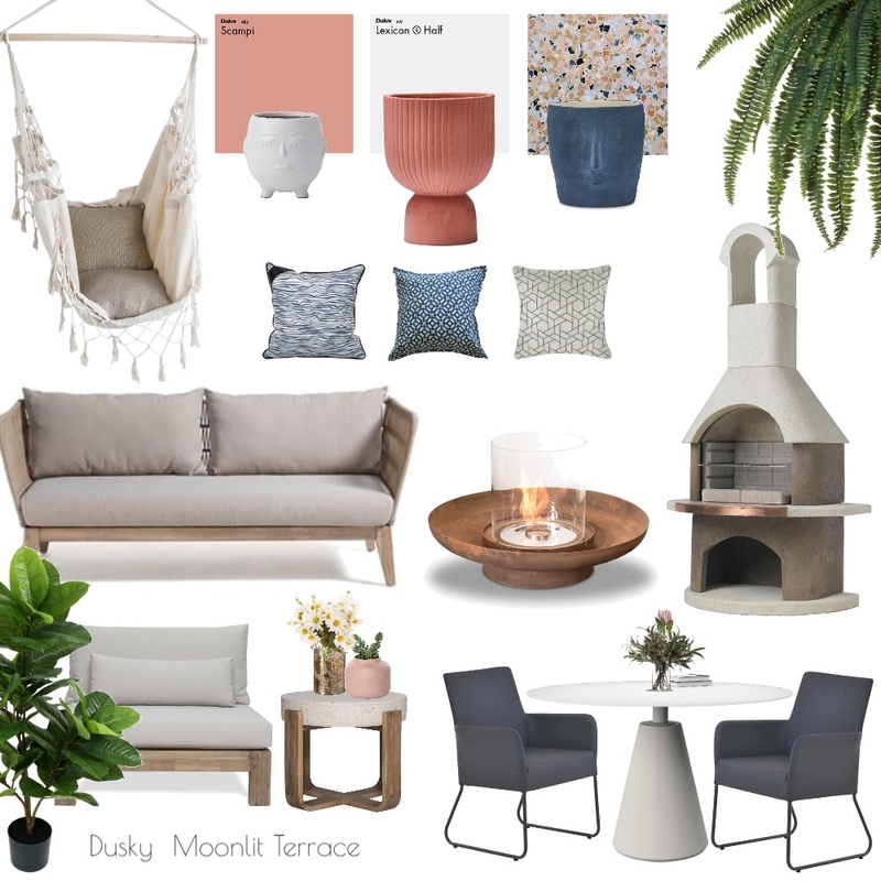 dusky moonlit terrace Mood Board by sadiesinteriors on Style Sourcebook