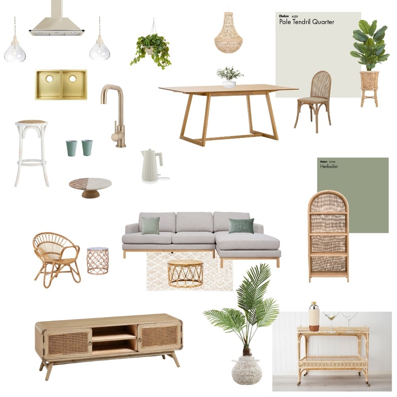 living, dining and kitchen Mood Board by Chappii on Style Sourcebook