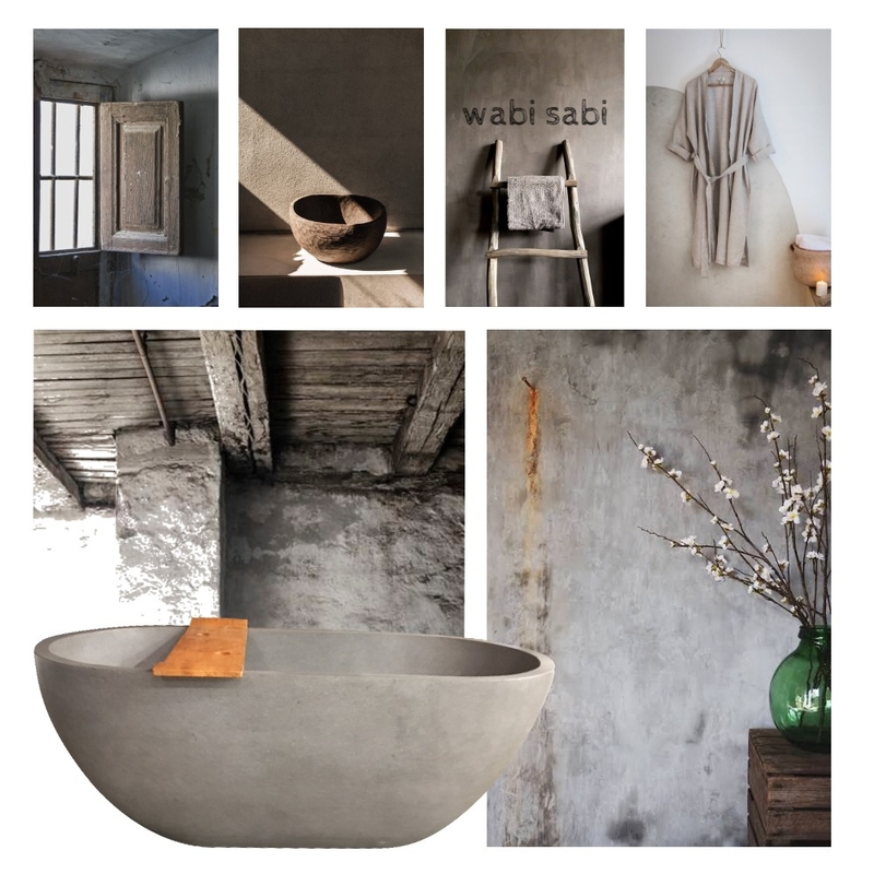 Wabi Sabi Bathroom Mood Board by Grace Louise Doughty on Style Sourcebook