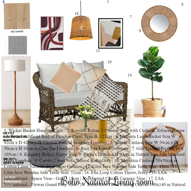 Candace Podersoo Boho Natural living style Mood Board by Candace- Storm on Style Sourcebook