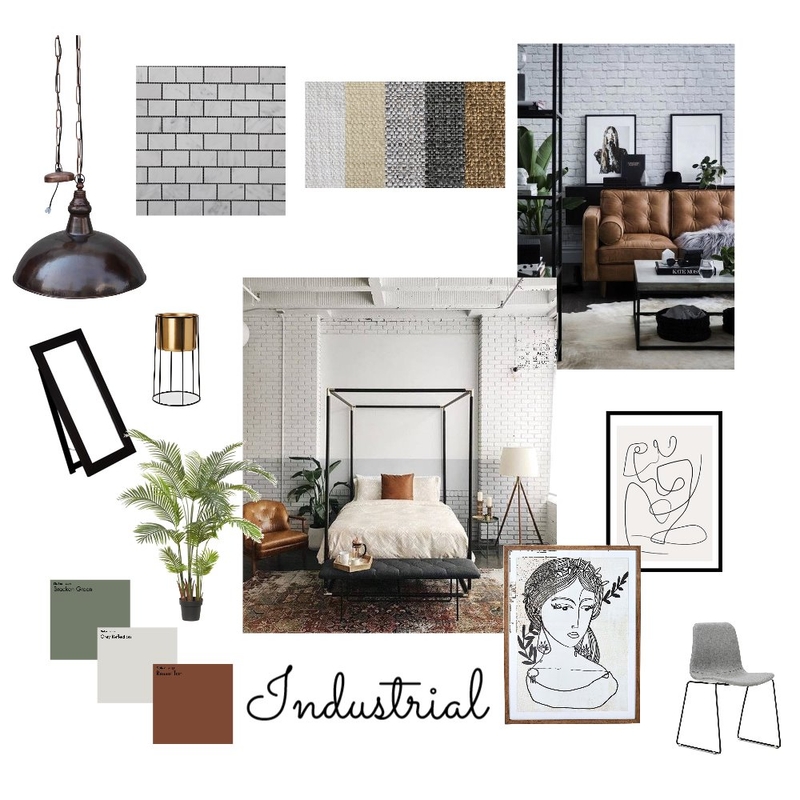 Industrial Mood Board Mood Board by chasmikamothilal on Style Sourcebook