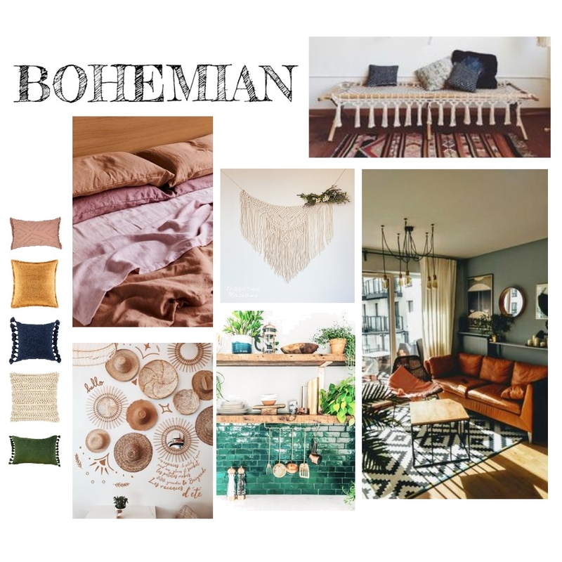 Bohemian Mood Board by Phuong Ngo on Style Sourcebook