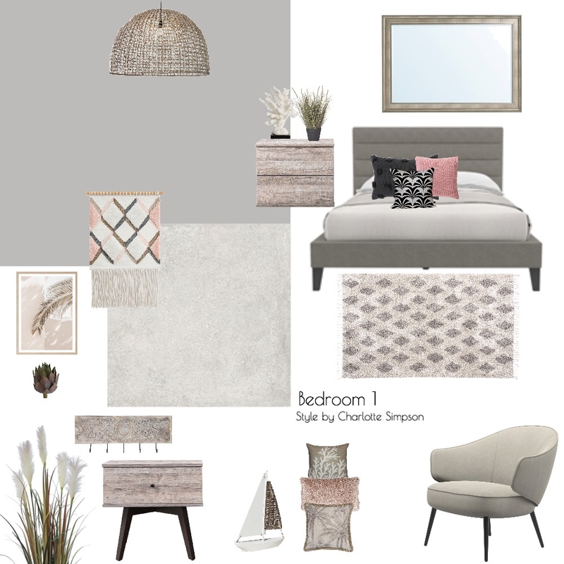 bedroom 1 Mood Board by Charlotte Joanne simpson on Style Sourcebook