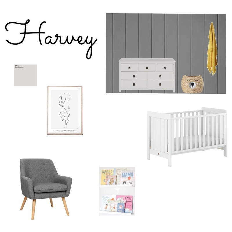 Harvey's Room option 3 Mood Board by AmyFennell on Style Sourcebook