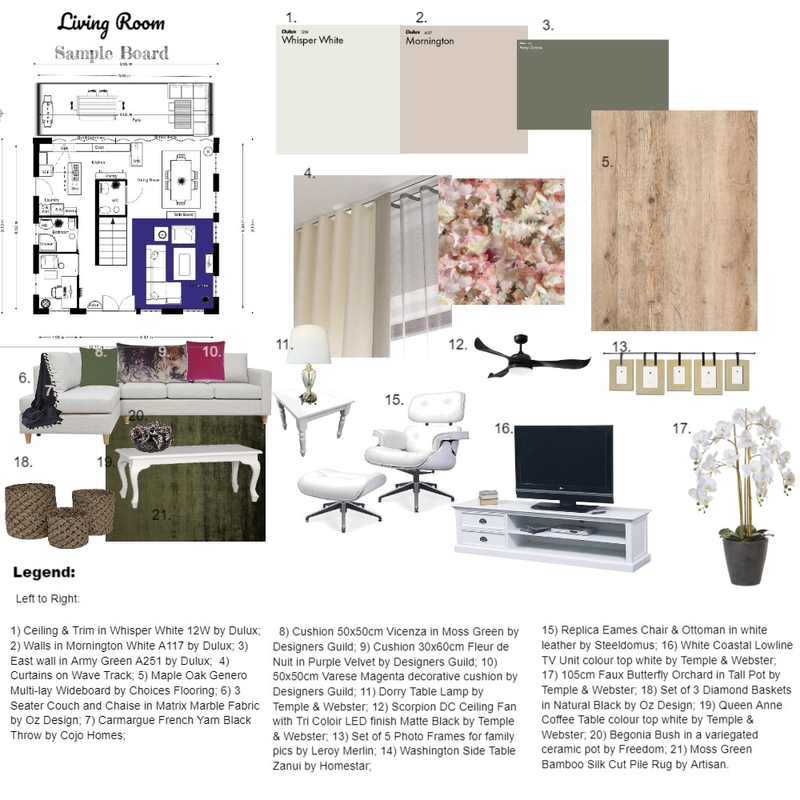 Module 9 Mood Board by Kathy Crichton on Style Sourcebook