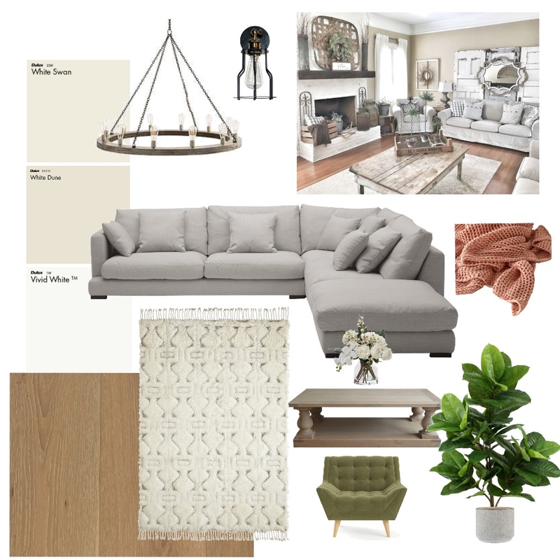 Modern Farmhouse Mood Board by Rhiannon on Style Sourcebook