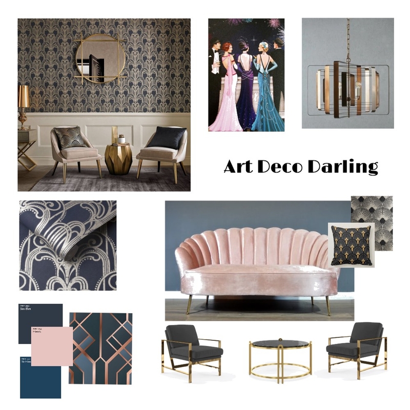 Art Deco Darling Mood Board by Veronica Arias on Style Sourcebook