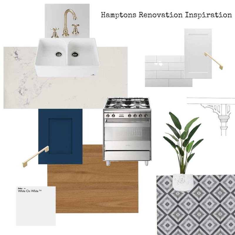 Hamptons Renovation Inspiration Mood Board by stephansell on Style Sourcebook