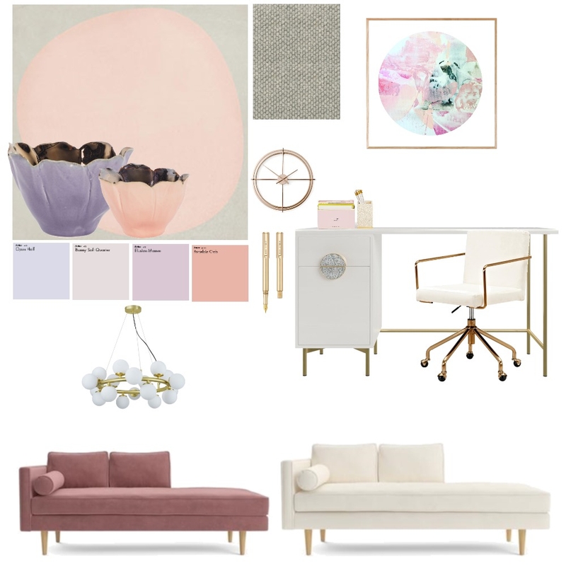 pastel office Mood Board by sadiesinteriors on Style Sourcebook