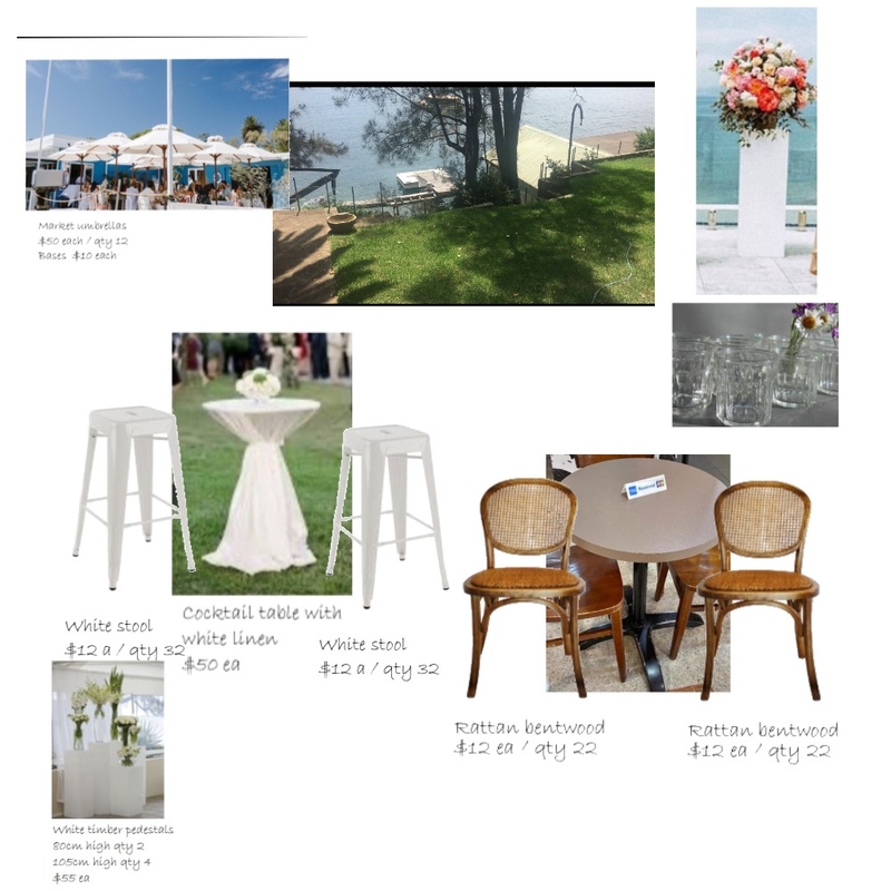 WEDDING HIRE Mood Board by rlblake89 on Style Sourcebook