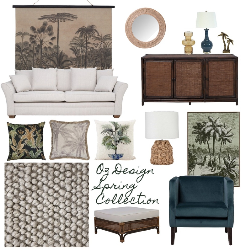 Oz Design Plantation Dark Brown Mood Board by interiorology on Style Sourcebook