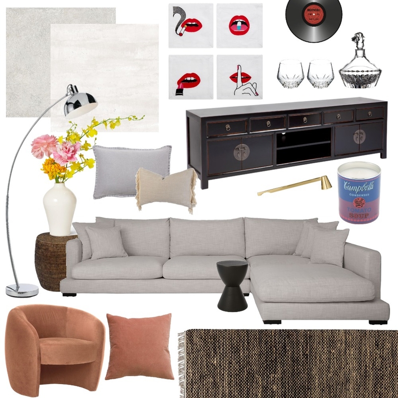 Rusty Rose Room Mood Board by Holly Cobden on Style Sourcebook