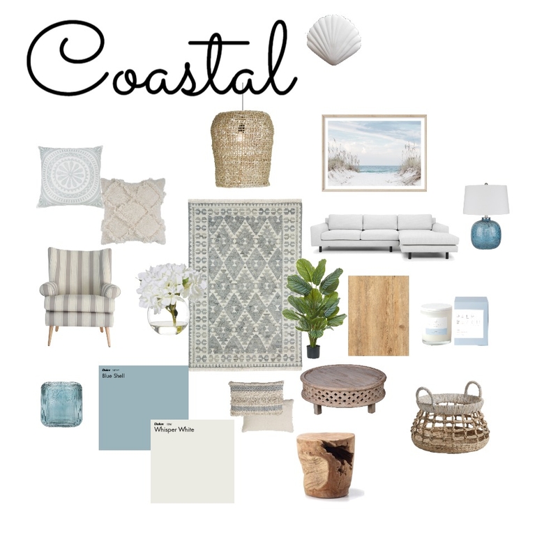 Coastal mood board Mood Board by kimlmf89 on Style Sourcebook