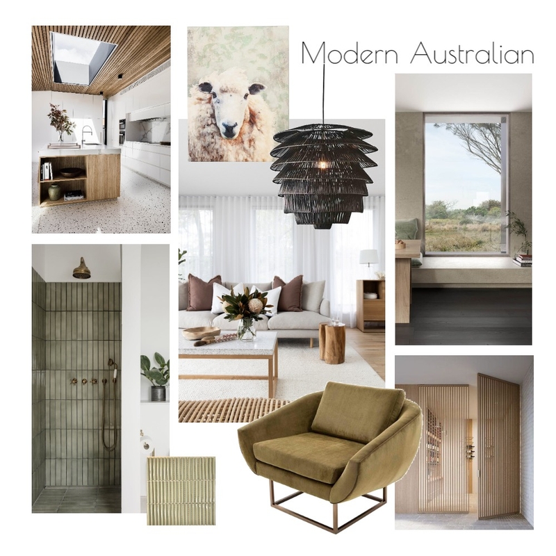 Modern Australian Mood Board by Grace Louise Doughty on Style Sourcebook