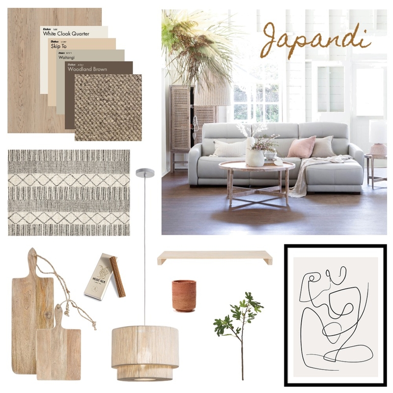 Japandi Mood Board by Sammy Y on Style Sourcebook