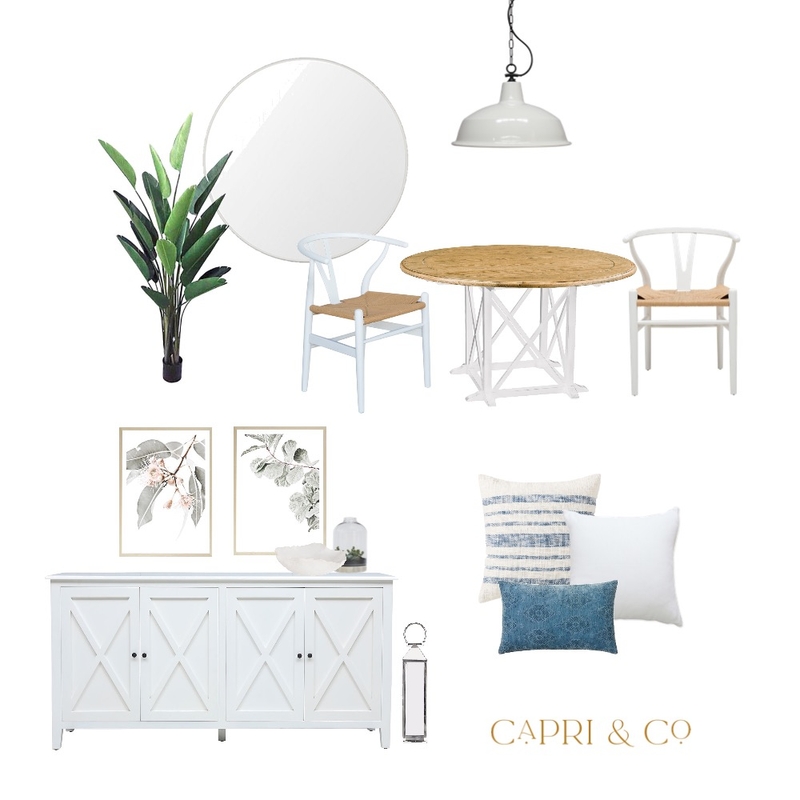 Hamptons living space Mood Board by Capri & Co Interiors on Style Sourcebook