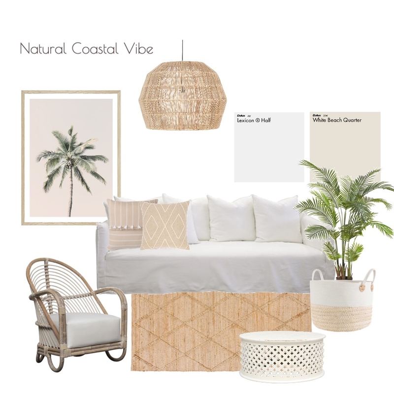 Natural Coastal Vibe Mood Board by EMME Interiors on Style Sourcebook