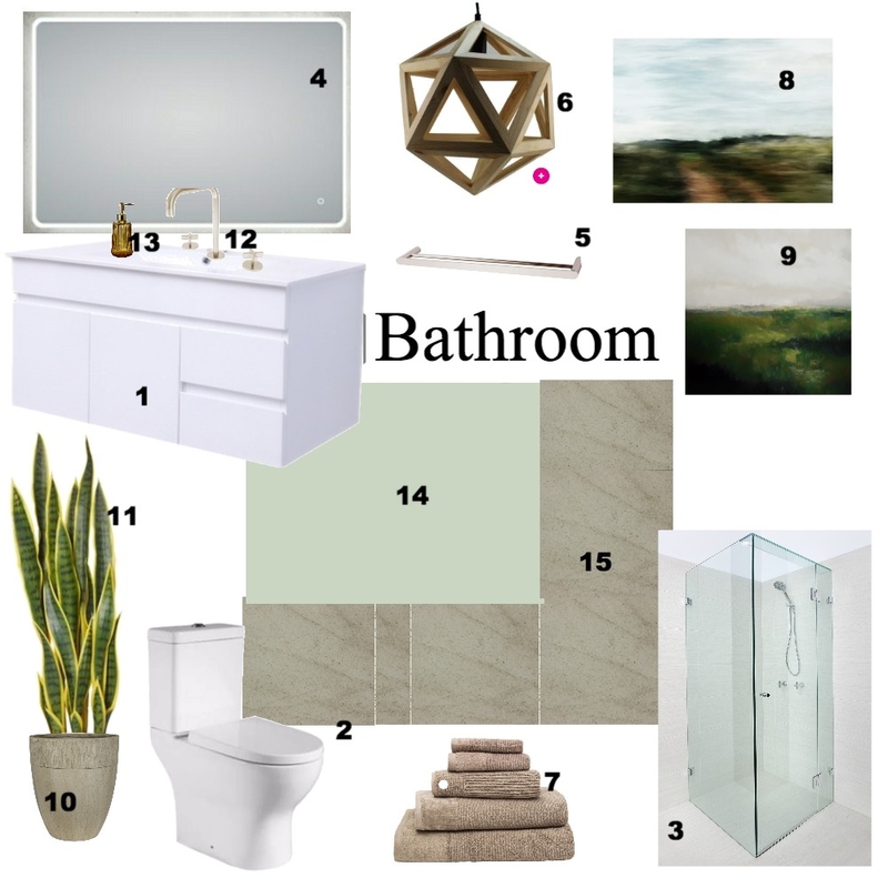 Bathroom Mood Board by TaraStirling on Style Sourcebook