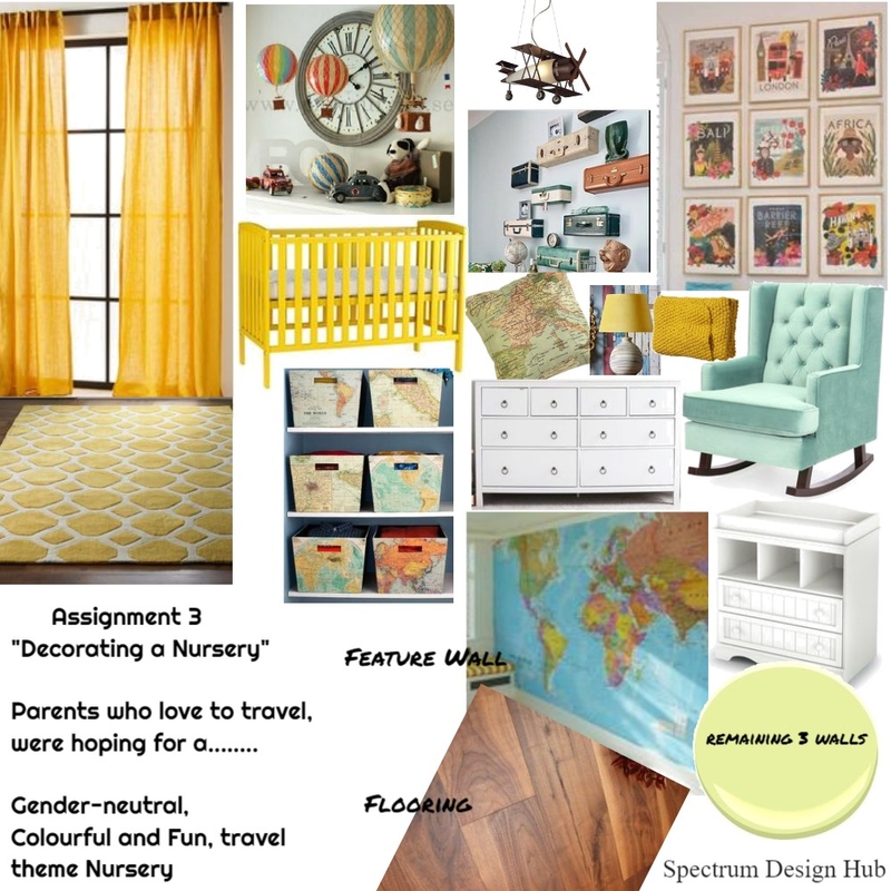 Designing a Nursery Mood Board by Spectrum Design Hub on Style Sourcebook