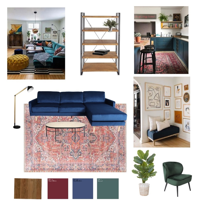 Eclectic apartment Mood Board by Sinead on Style Sourcebook