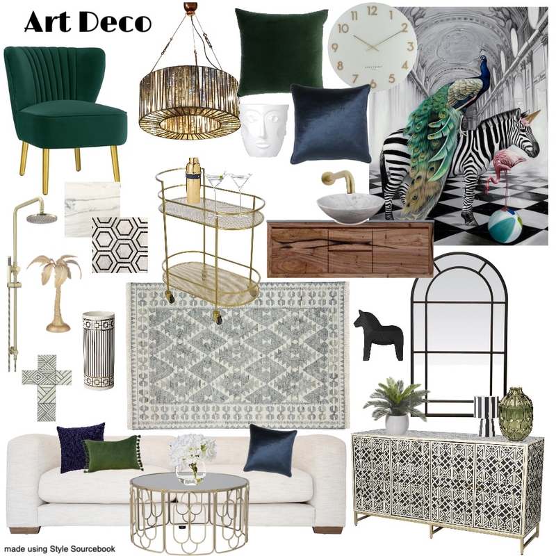 Art Deco Mood Board by SammyBoynton on Style Sourcebook