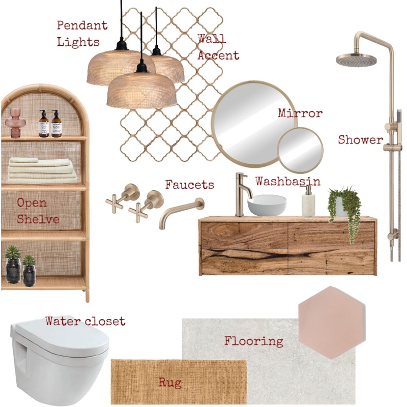 bathroom mood board Mood Board by shefali on Style Sourcebook