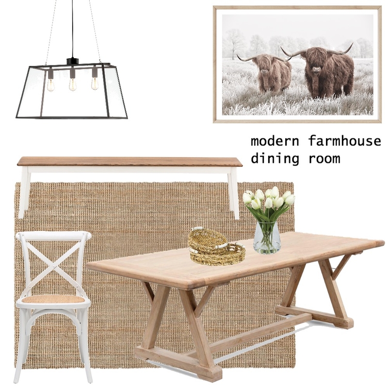 modern farmhouse dining room Mood Board by Taylah Malcolm on Style Sourcebook