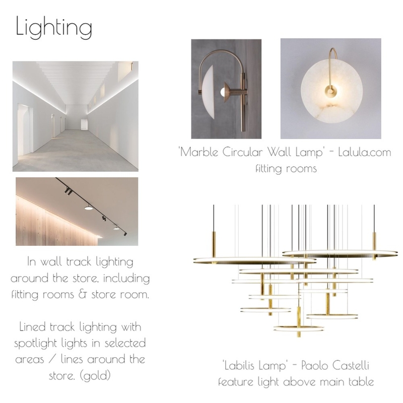 Lighting for store re-do Mood Board by nhurley on Style Sourcebook