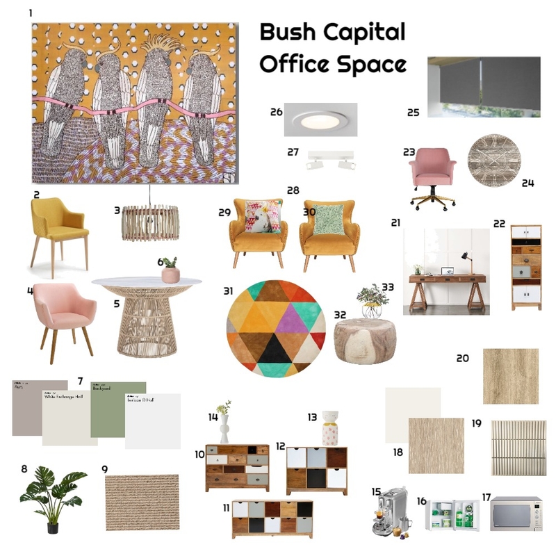 sample board office space Mood Board by mjallen on Style Sourcebook