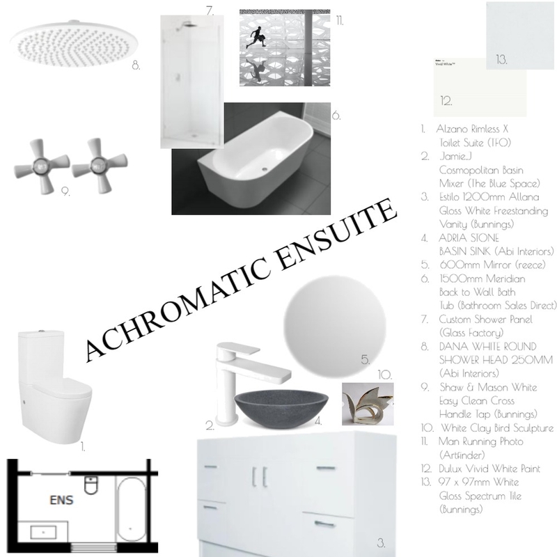 ENSUITE SAMPLE BOARD FINAL Mood Board by zoepeterson on Style Sourcebook