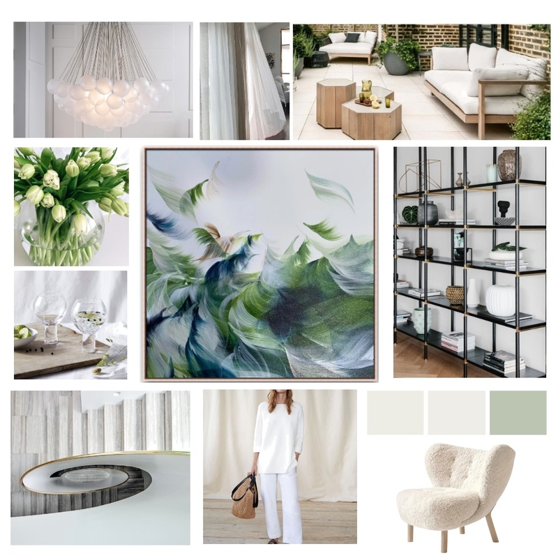 Calming & Elegant Mood Board by rhibroomers on Style Sourcebook