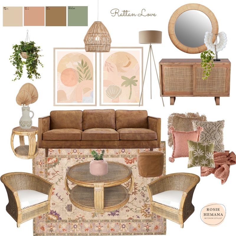 Rattan Love Mood Board by Indah Interior Styling on Style Sourcebook