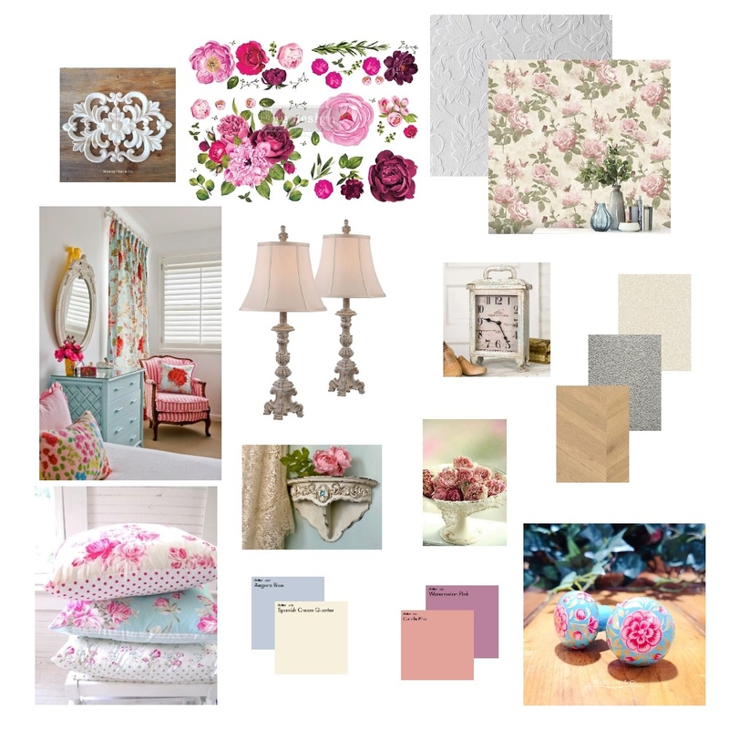 Shabby Chic Mood Board by MichaelaGulbin on Style Sourcebook