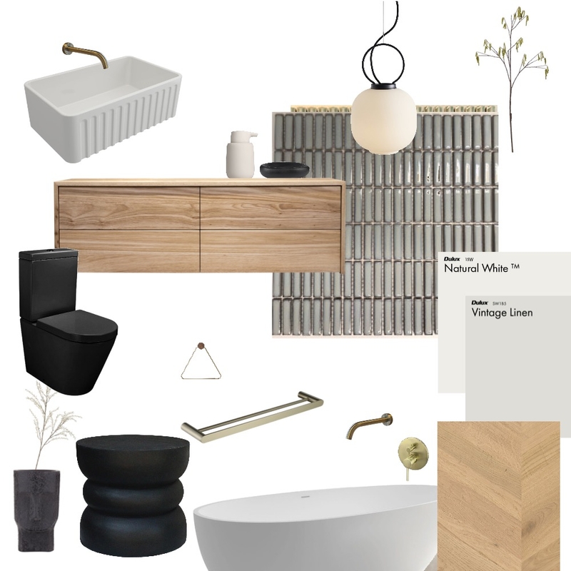 Japandi bathroom Mood Board by claudiareynolds on Style Sourcebook