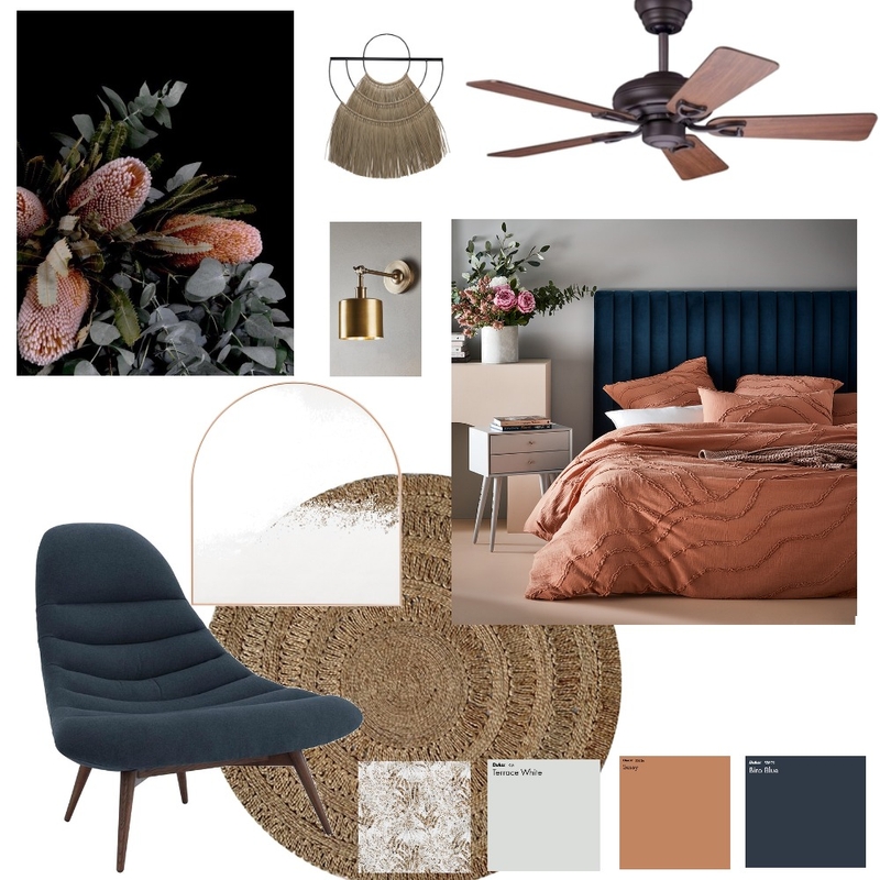 Boho bedroom Mood Board by SbS on Style Sourcebook