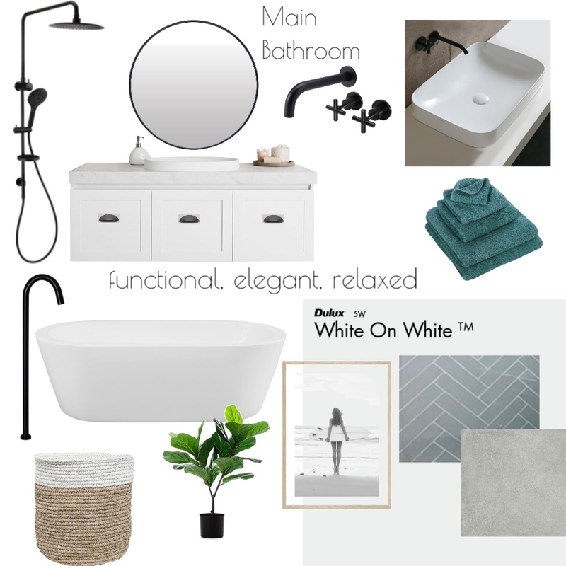 Main Bathroom Mood Board by ally_walker on Style Sourcebook