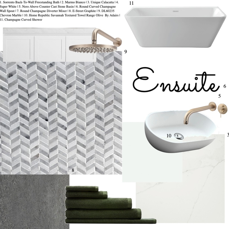 Ensuite Mood Board by breakawaybuild on Style Sourcebook