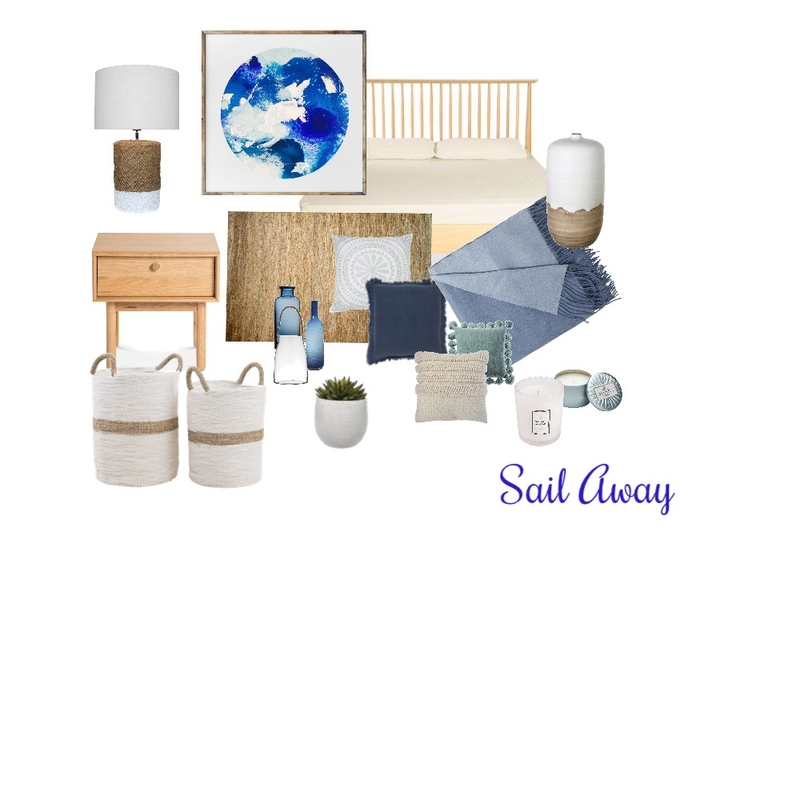 Coastal bedroom Mood Board by Anna Newell on Style Sourcebook