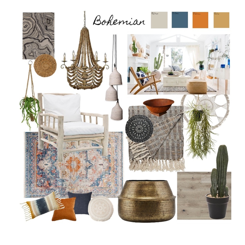 Bohemian Mood Board by BronwenK on Style Sourcebook