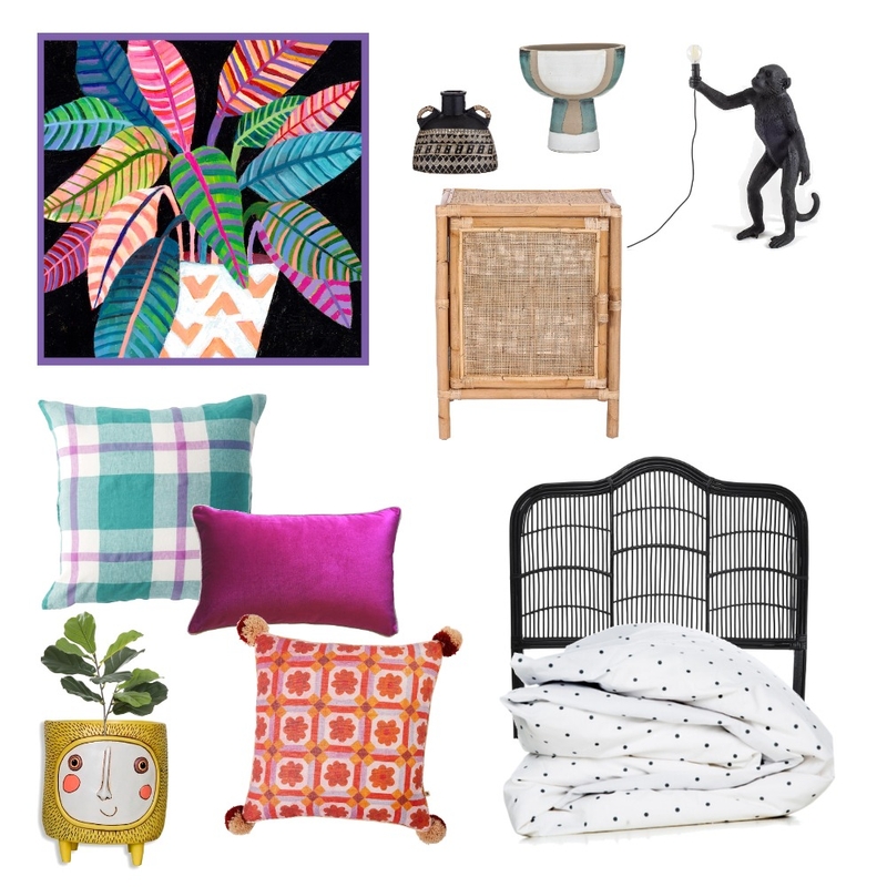 Fun Bedroom ideas Mood Board by Siesta Home on Style Sourcebook