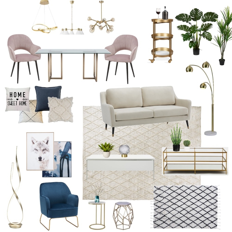 Living + Dining 7 - NEW Mood Board by Carolina Nunes on Style Sourcebook